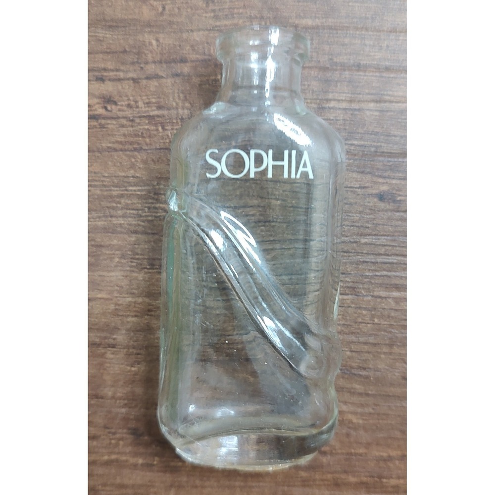 Vintage Clear Sophia Perfume Bottle Empty Cologne Bottle Glass Bottle Z8
